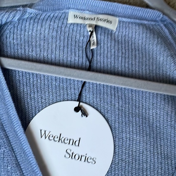 Weekend stories Simone cardigan baby blue - Picture 5 of 12